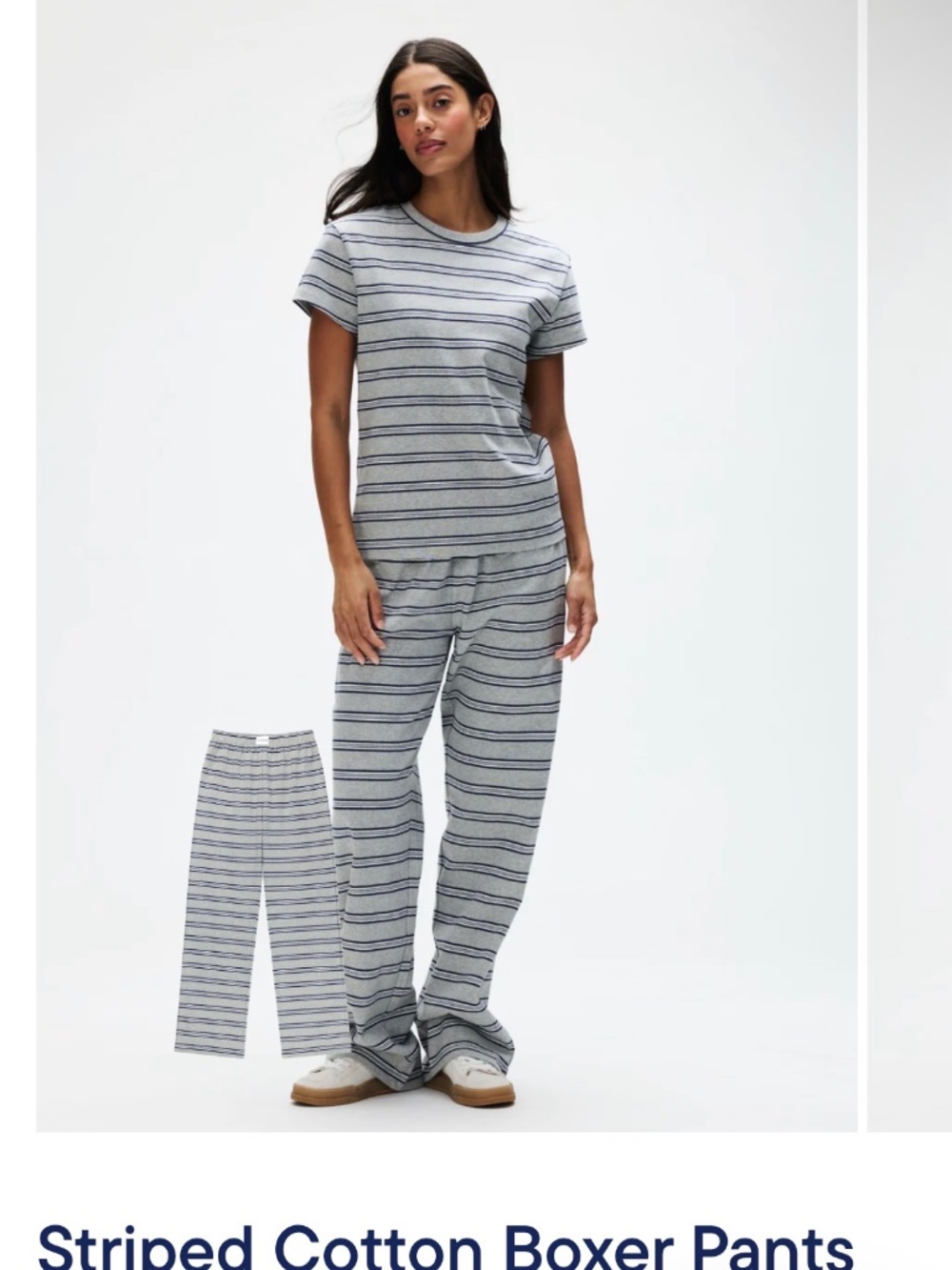 Parke Grey Stripe Boxer pants - Picture 5 of 5